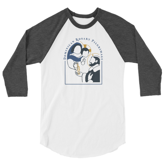 Dominican Rosary Pilgrimage Baseball T-shirt