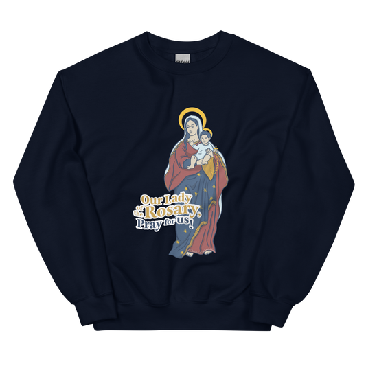 Our Lady of the Rosary (Red) Sweatshirt