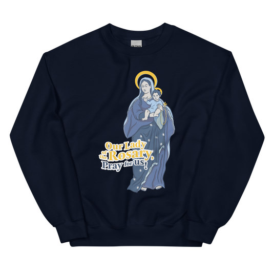 Our Lady of the Rosary (Blue) Sweatshirt